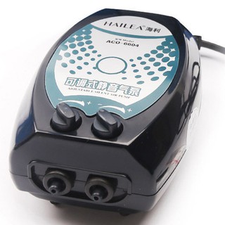 Máy sủi oxy Hailea ACO-6604 – Công suất cao, 4 vòi chia khí, cấp oxy hiệu quả cho hồ thủy sinh