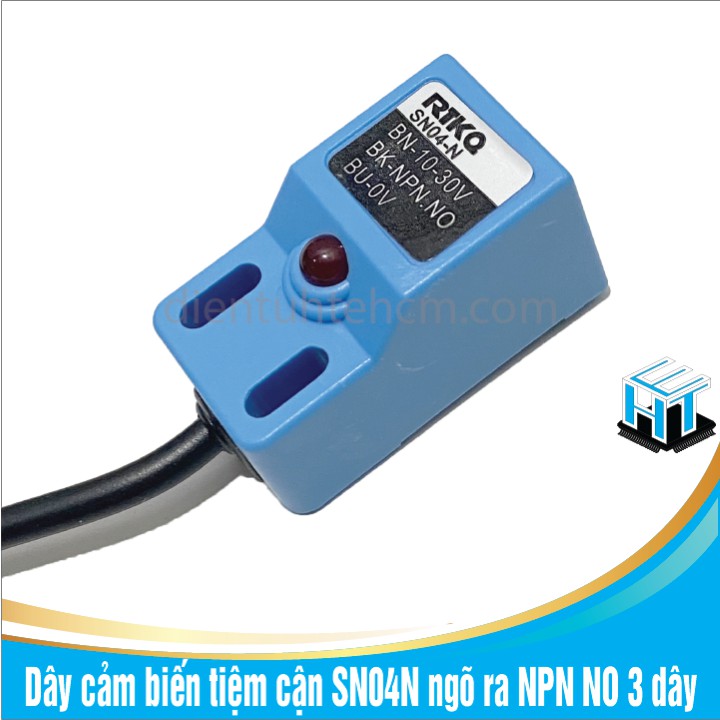 Dây cảm biến tiệm cận SN04N ngõ ra NPN NO 3 dây