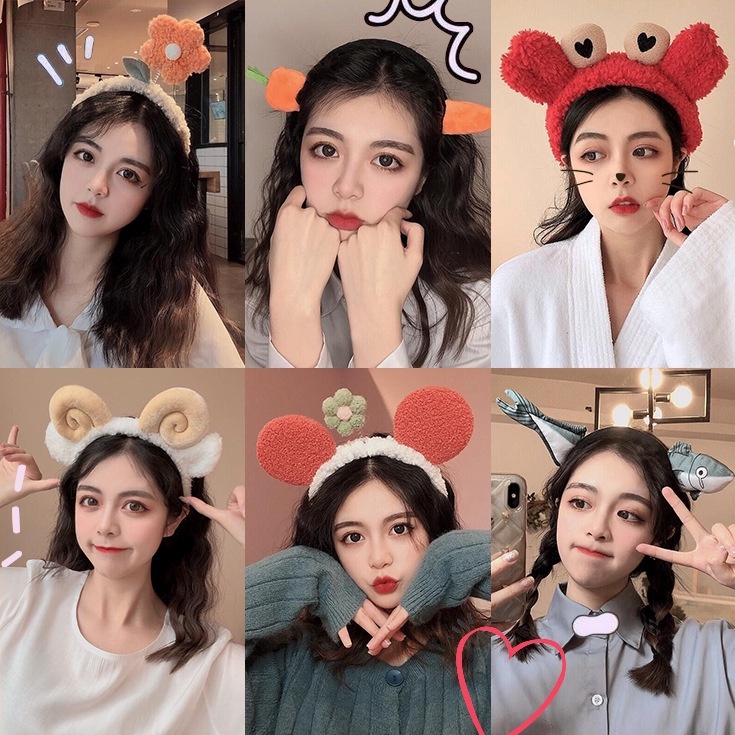 Băng Đô Rửa Mặt Phong Cách Hàn Quốc Dễ Thương Cho Nữ