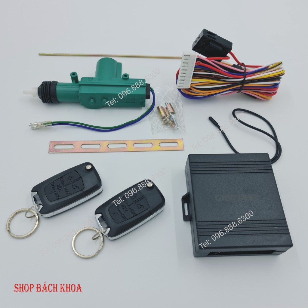 Bộ điều khiển khóa cửa ô tô + Chốt cửa ô tô - Bộ điều khiển khóa cửa ô tô 12V - GIORDON G2265