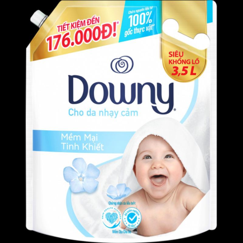 nước xả downy tinh khiết 3,5l