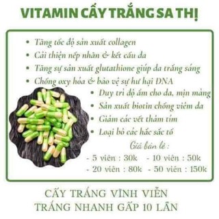 Viên Vitamin Cấy Trắng Sa Thị