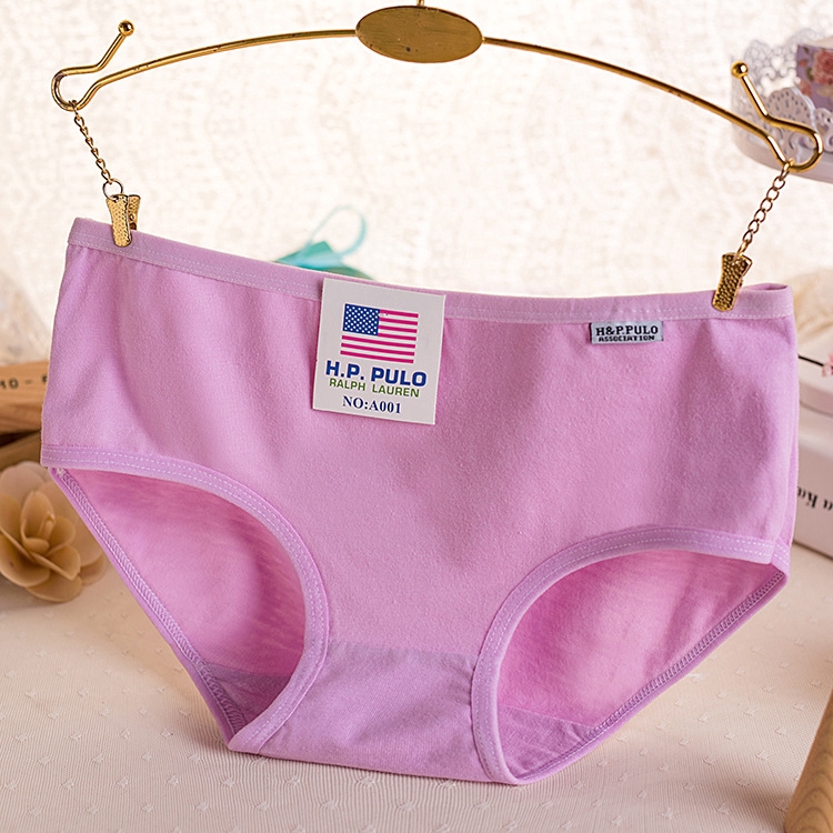Quần lót nữ màu kẹo trơn đơn giản cho nữ 35-65kg