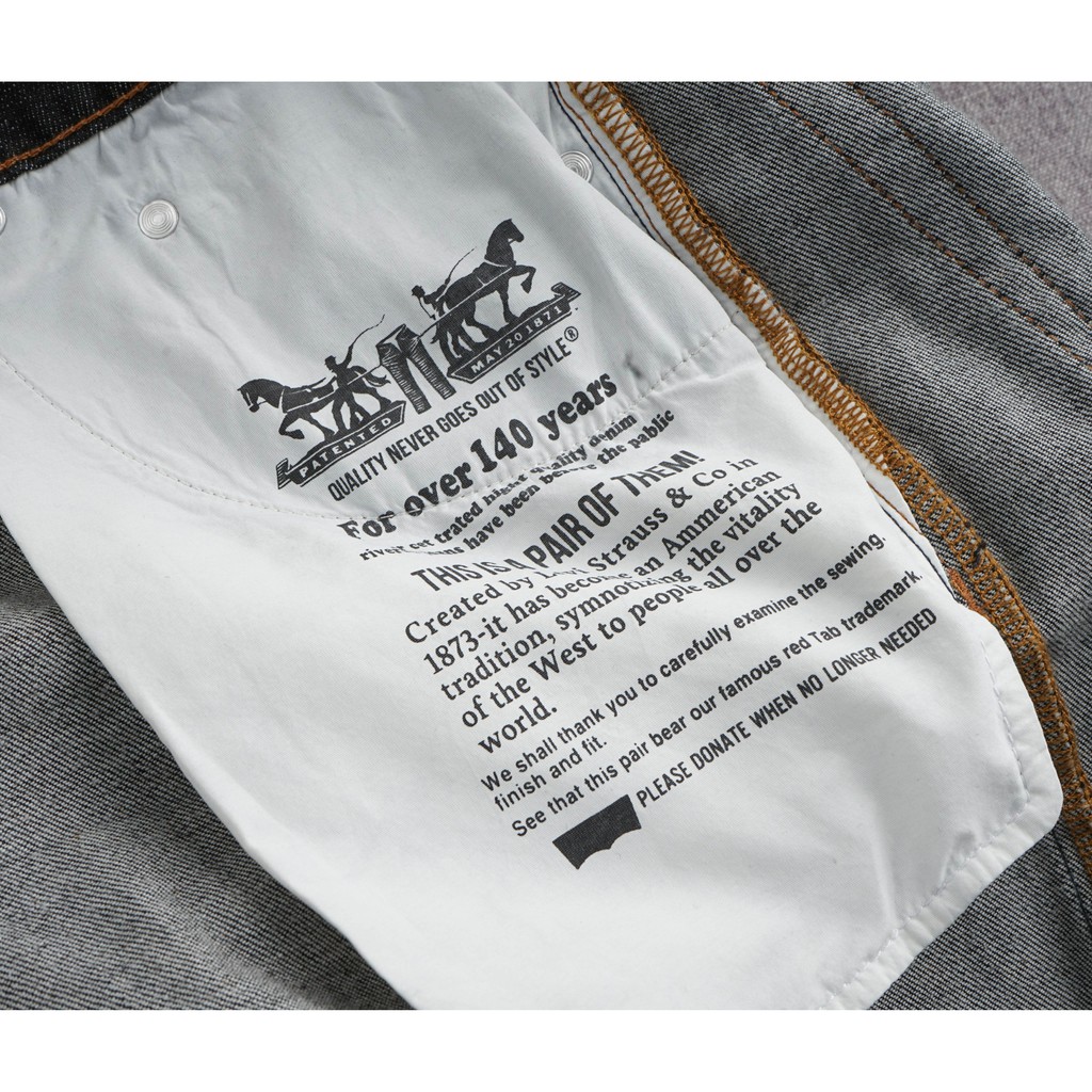 Quần Jean dài nam 514 Straight Fit,dáng suông,ống 18-20cm,chất vải co dãn nhẹ - JLV 549