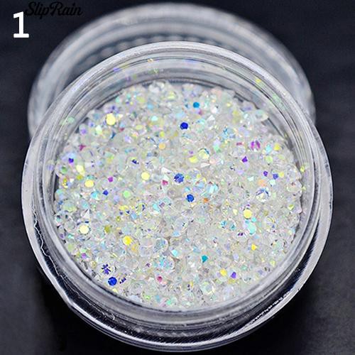 300 hạt đá lấp lánh trang trí móng nghệ thuật kích thước 1.2mm kèm hộp