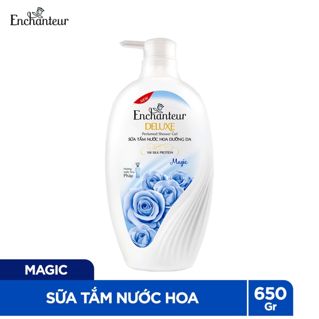 Sữa tắm nước hoa dưỡng da Enchanteur Magic 650g