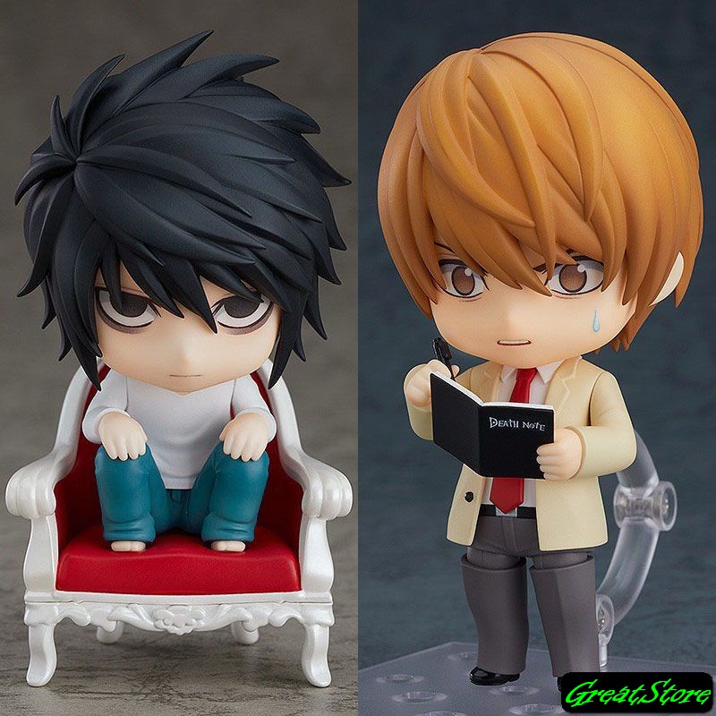 MÔ HÌNH Yagami Raito  1160 và L Lawliet 1200 Death Note Q size - Quyển Sổ Thiên Mệnh Q mode 10cm
