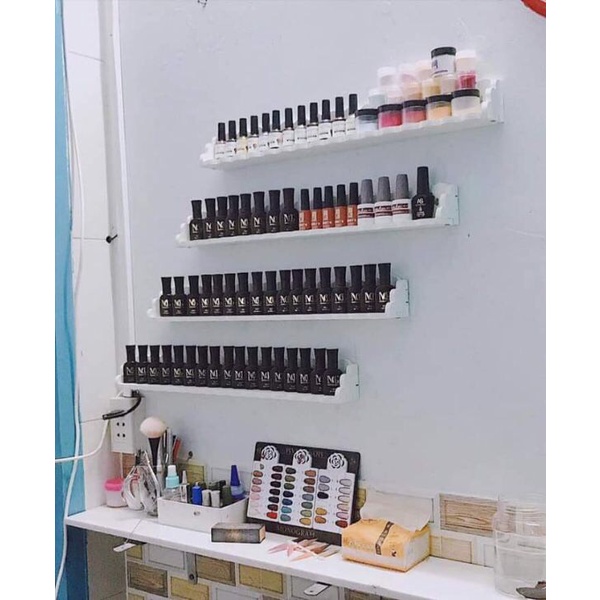 Sét kệ nail để sơn gồm 3 kệ 60cm- 2 kệ 40cm