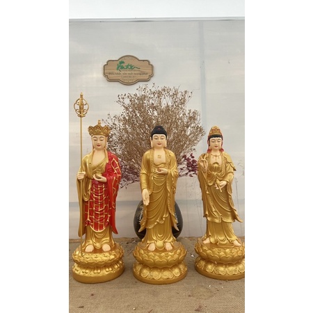 Ta Bà Tam Thánh đứng cao 45cm -47cm