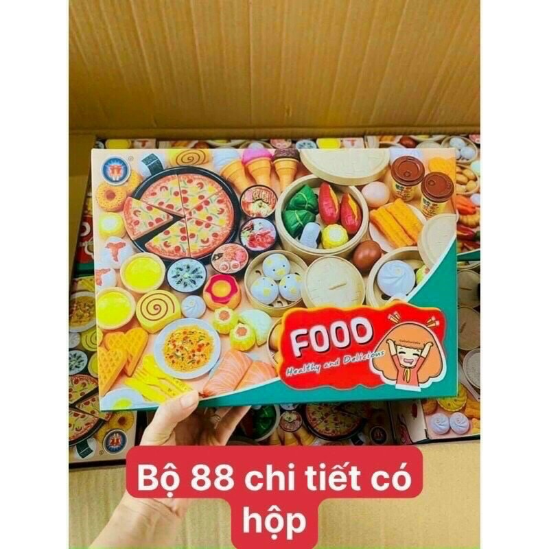 [DEAL SỐC]FREESHIP Bộ Đồ Chơi Nấu Ăn DIMSUM 88 Chi Tiết Cho Bé Siêu To Loại 1 Có Hộp - Đồ Chơi Bé Trai Gái