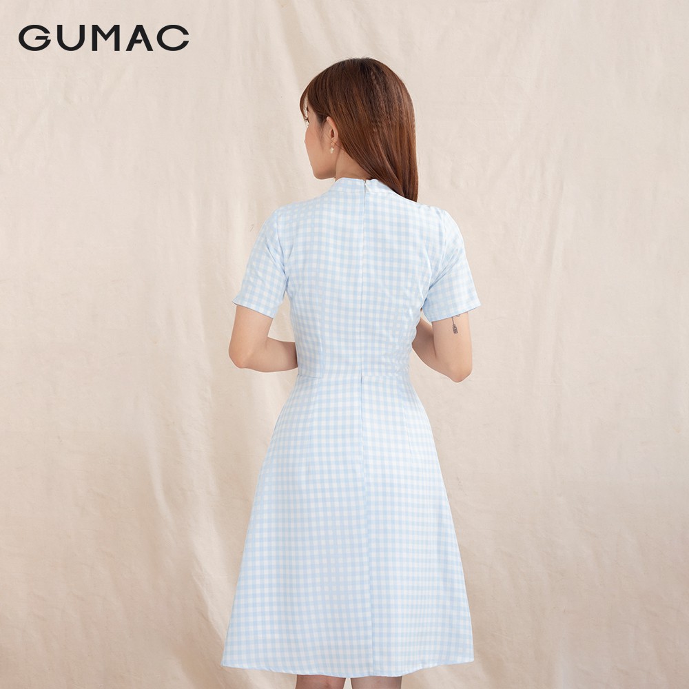 Đầm cổ tàu nút ngọc DA10108 GUMAC | BigBuy360 - bigbuy360.vn
