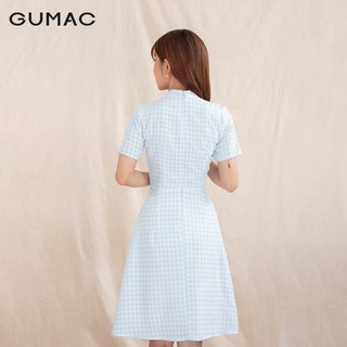 Đầm nữ cổ tàu nút ngọc DA10108 GUMAC