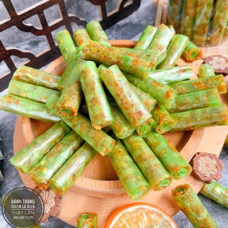 Bánh tráng cuộn lá dứa - ăn vặt 86 cs2