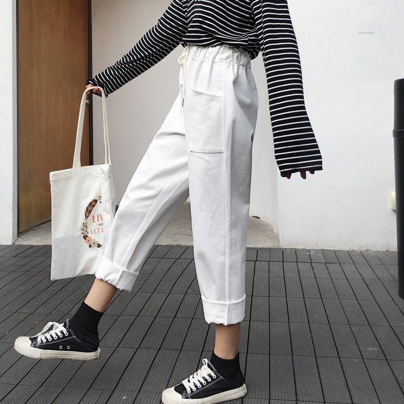 Quần BAGGY kaki túi hộp basic size S M L