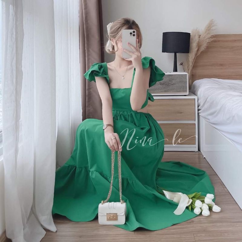 [40KG - 85KG] MAXI CÁNH TIÊN CÓ MÚT CỘT NƠ LƯNG | BigBuy360 - bigbuy360.vn