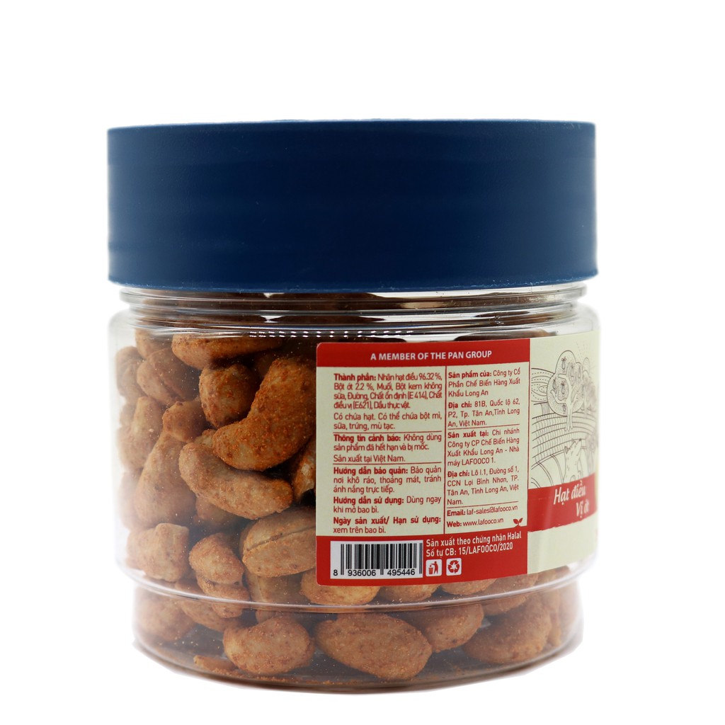 LAFOOCO Hạt điều vị ớt hủ 200g