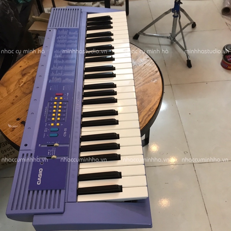 Organ Casio CTK-55, đã qua sử dụng, chơi tốt mọi chức năng.