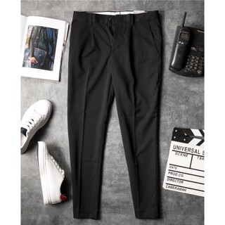 Combo 2 quần âu nam Hàn Quốc empolham đen và Kẻ