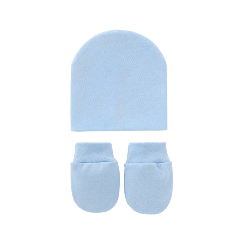 ✿ Set Mũ Beanie + Găng Tay Dễ Thương Cho Bé 0-5 Tháng Tuổi