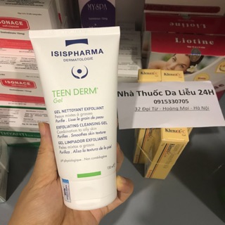 Sữa rửa mặt Isis Teen derm gel 150ml