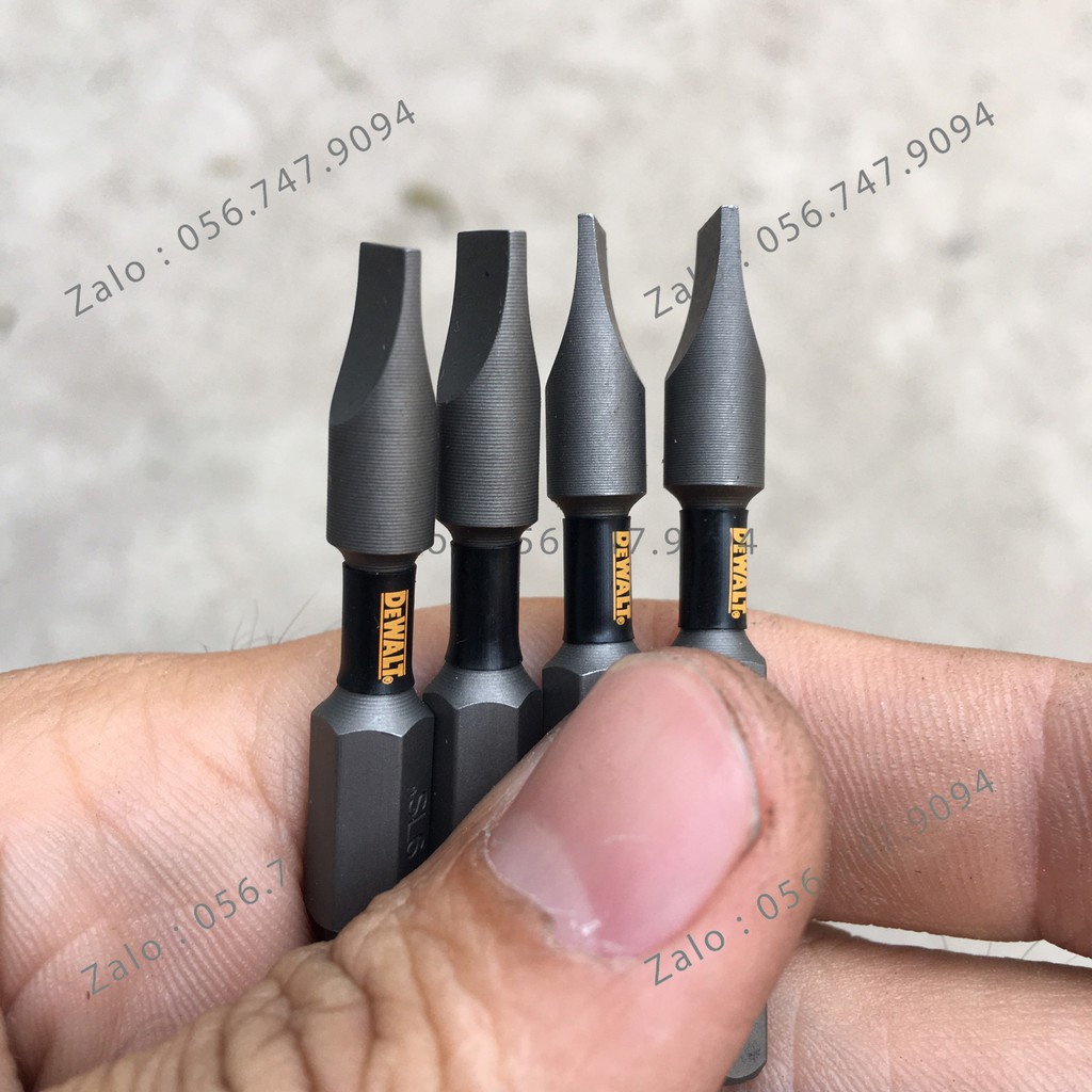 Mũi Vít Dẹp DEWAT SL6 50mm