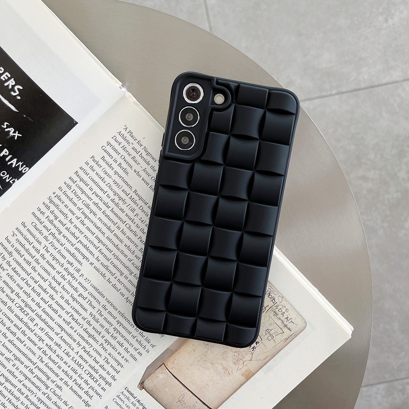 Ốp Điện Thoại TPU Mềm Khung Vuông Cho Samsung Galaxy S22 S21 Plus Ultra