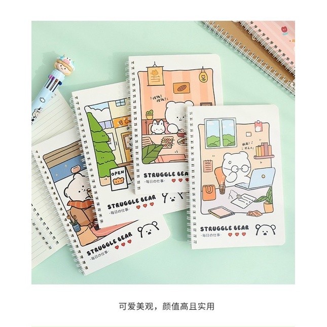 Sổ lò xo A5 nhiều hình