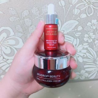 Combo kem Dewdrop Beauty+serum 24k
