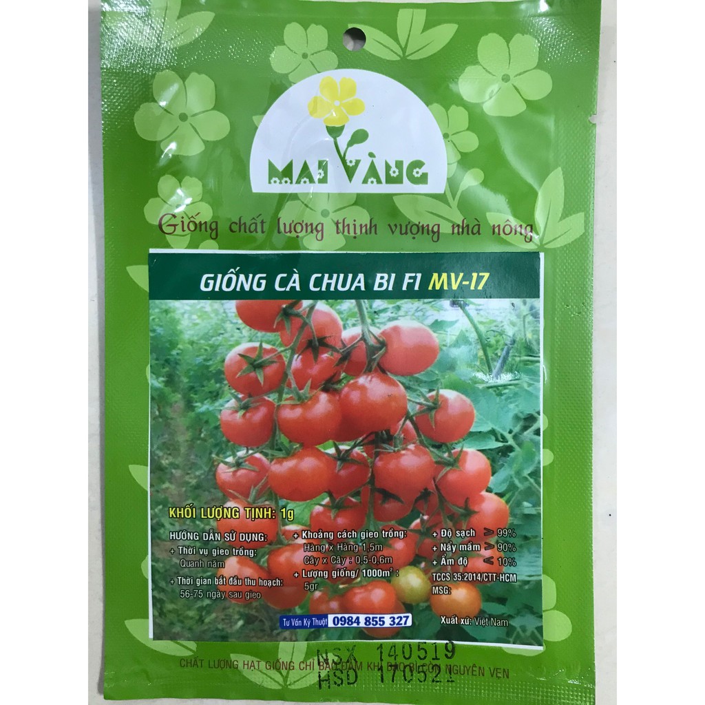 Hạt giống Cà chua bi 1g