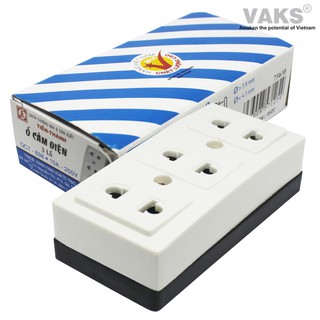 Ổ CẮM ĐIỆN 3 LỔ OC7-698, CÔNG SUẤT 10A-250, Sản phẩm hàng Việt Nam chất lượng cao.
