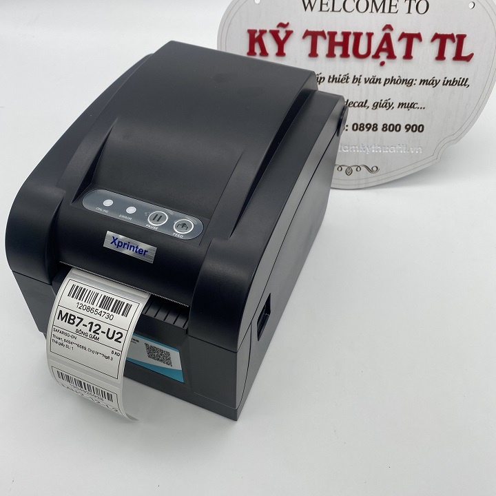 Máy in Xprinter XP350BM LAN in đơn hàng GHTK bằng điện thoại in tem nhãn Minicode