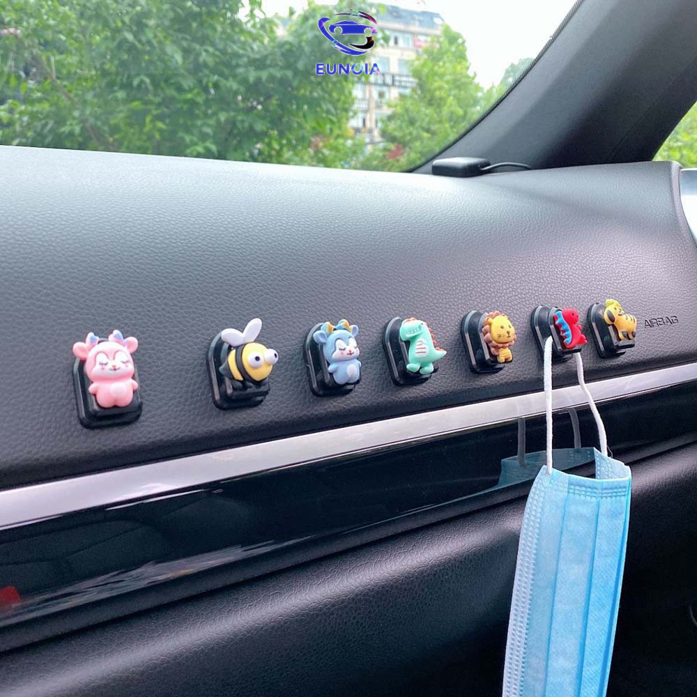 [Hàng loại 1] Móc treo đồ mini - đa năng trên xe hơi gắn icon hoạt hình dễ thương