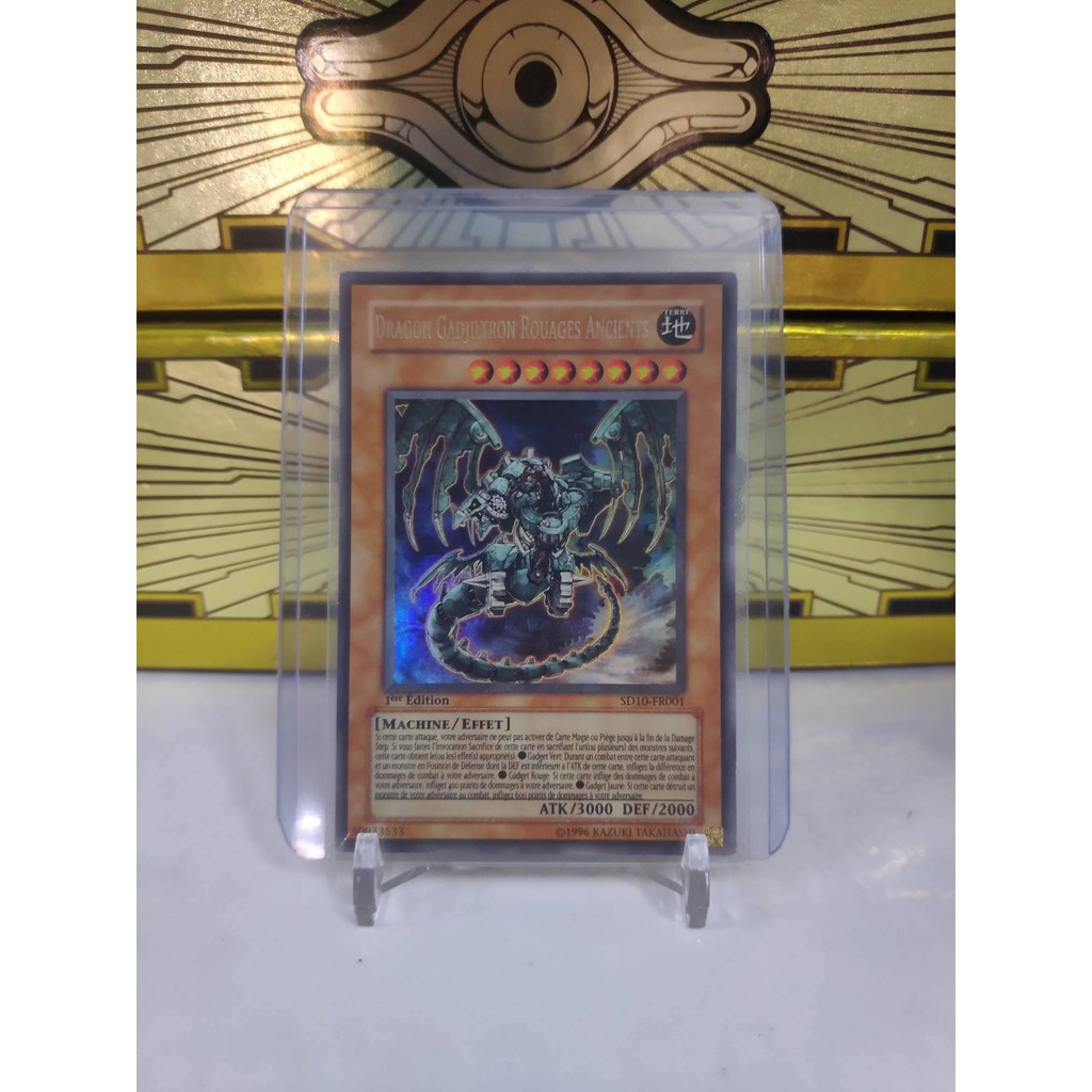 [ Dưa Hấu Yugioh ] Lá bài thẻ bài Ancient Gear Gadjiltron Dragon - Ultra Rare 1st Edition - Tặng bọc bài nhựa bảo quản