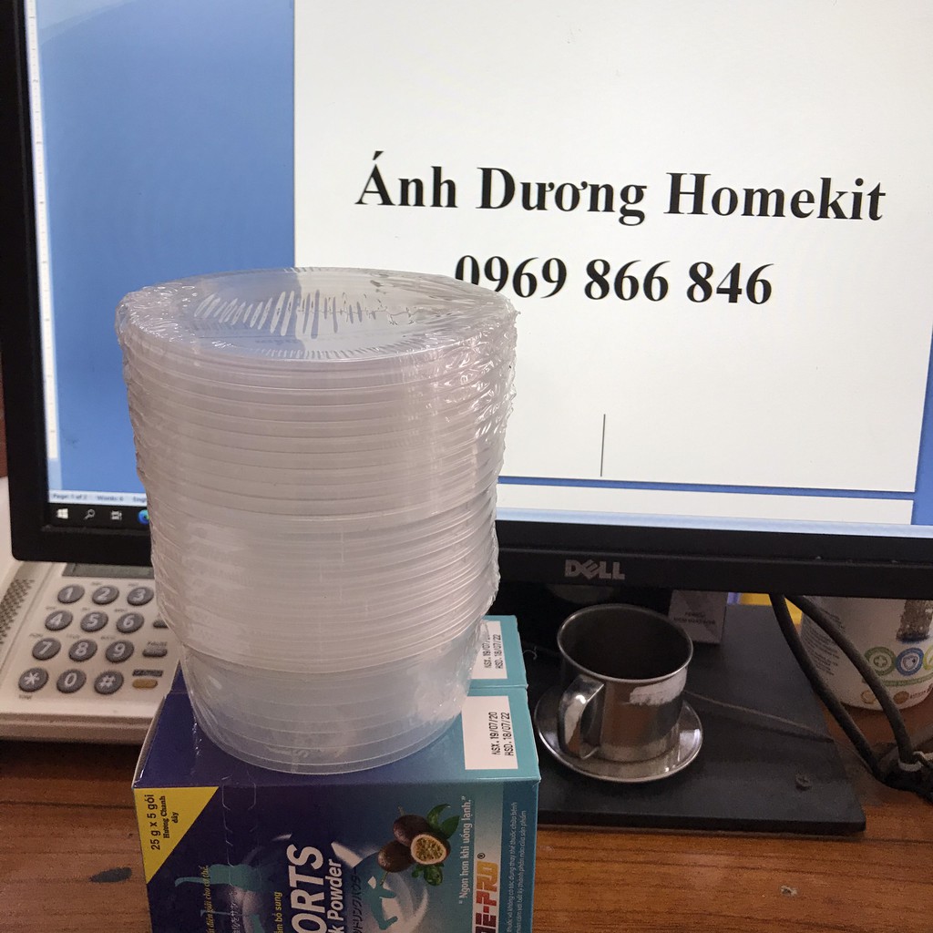 Bộ 10 hộp đựng thực phẩm trong suốt Song Long Plastic anhduonghomekit