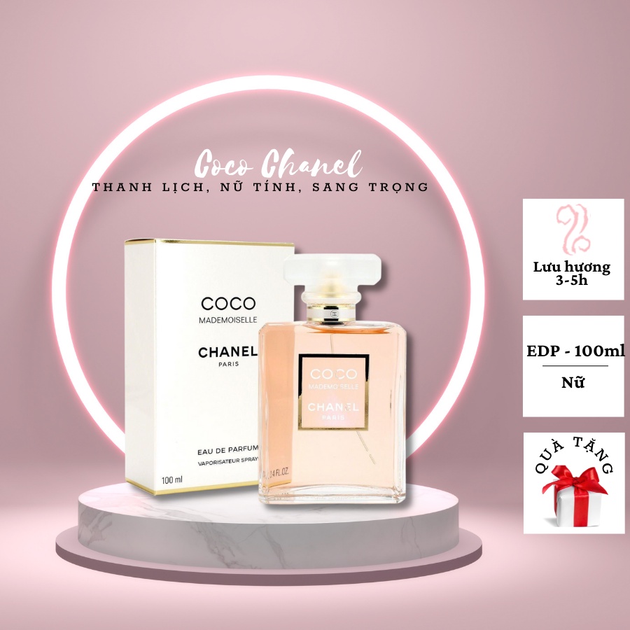 Nước hoa nữ coco dung tích 100ml - Dầu thơm nữ tính quyến rũ lưu hương lâu với hương thơm ngọt ngào - Shin Shop