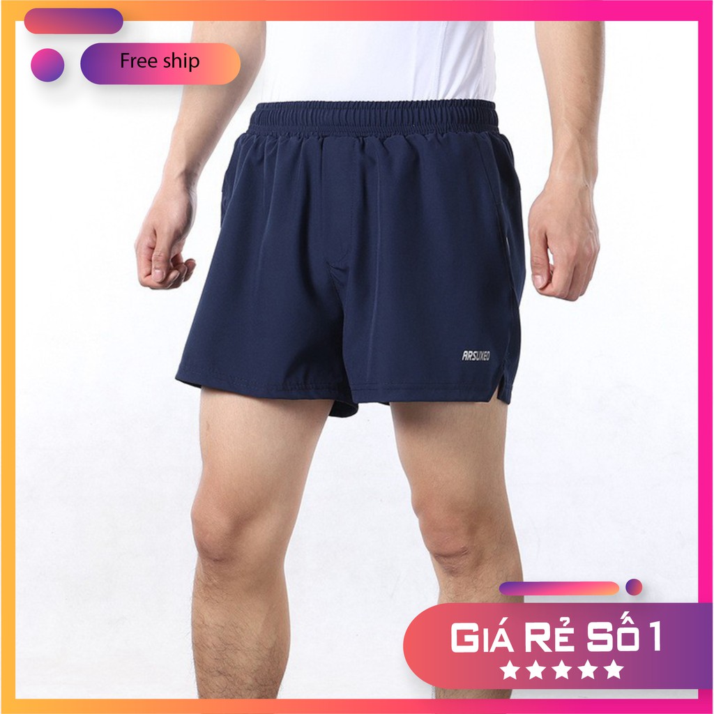 [HOT] -  Quần chạy bộ Nam Arsuxeo 2 lớp mềm mại, thiết kế hai túi tiện lợi... dành cho vận động thể thao | BigBuy360 - bigbuy360.vn