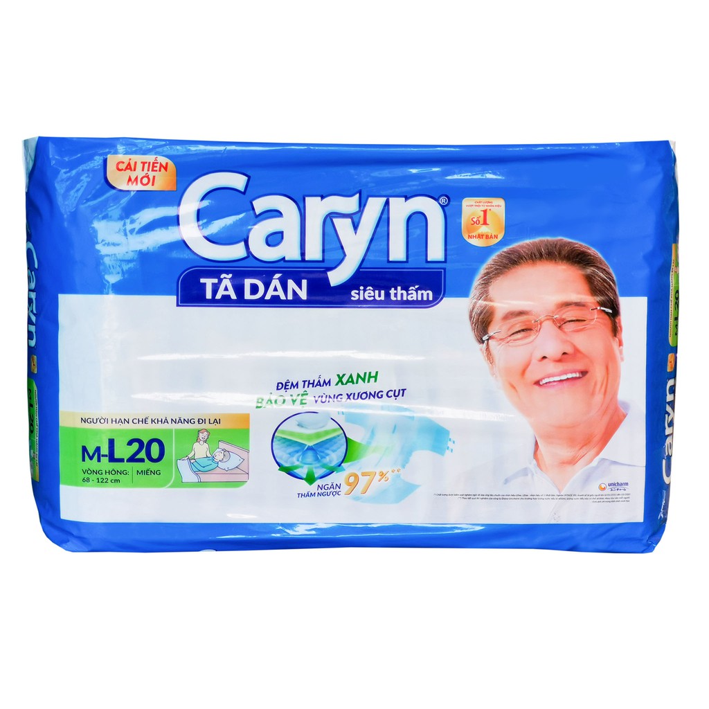 TÃ DÁN SIÊU THẤM CARYN SIZE M20/M-L20