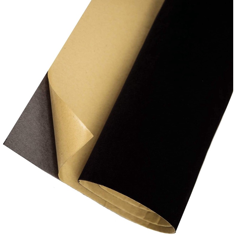 1 Cuộn Giấy Lót Ngăn Kéo Tủ Tự Dính Chất Liệu Nhung