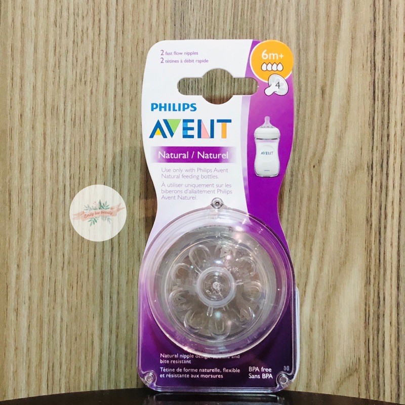 Núm ty Philips Avent đủ size