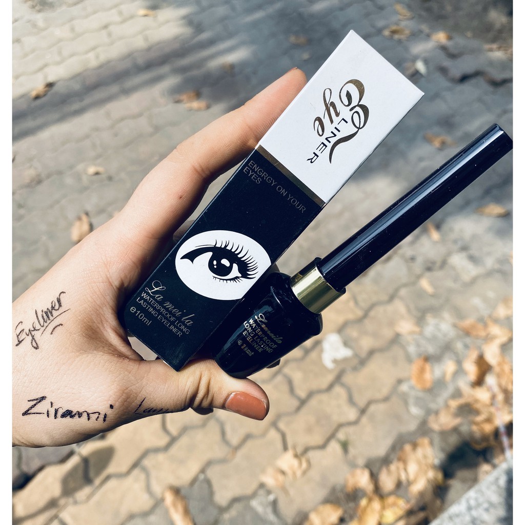 Kẻ Mắt Lọ đen Lameila Waterproof  Eyeliner lâu trôi nội địa chính hãng sỉ tốt - GIÁ RẺ 09