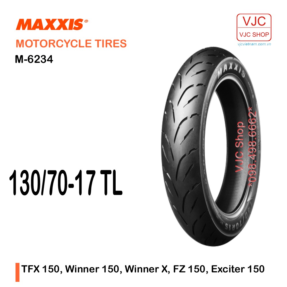 Vỏ xe Maxxis M6234 130/70-17 TL