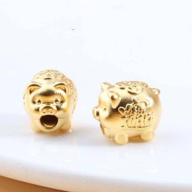 Charm heo bạc size mini -Minh Tâm Jewelry