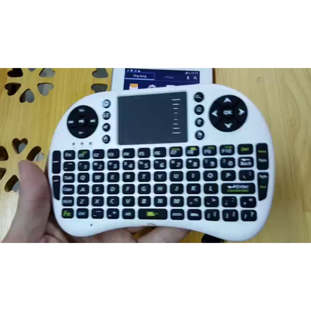 Bàn phím kiêm chuột không dây UKB 500 RF Mini Keyboard có pin 5c | BigBuy360 - bigbuy360.vn