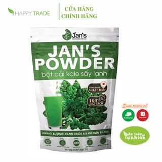 Bột Cải Xoăn Kale sấy lạnh Jan's