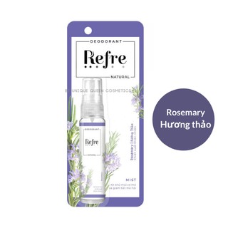[Mẫu mới] Xịt Khử Mùi Refre Natural 30ml