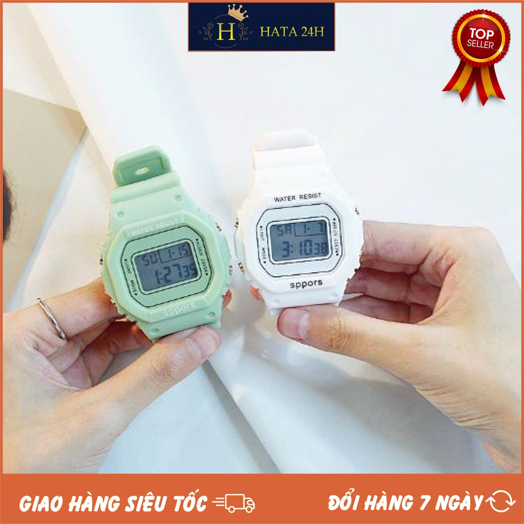 ĐỒNG HỒ THỂ THAO NAM NỮ SPPORT WATCH MẶT VUÔNG SIÊU ĐẸP