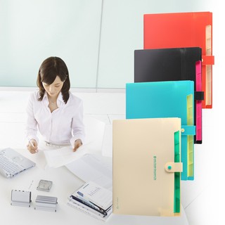 Túi đựng hồ sơ 8 ngăn đa sắc màu tiện dụng