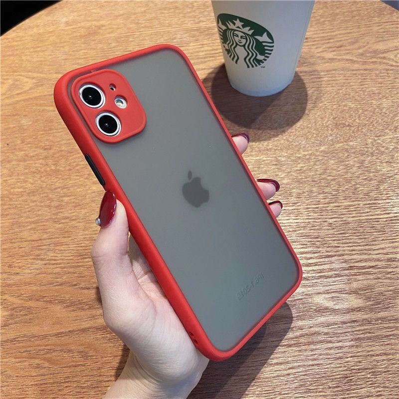 ♠☄ Ốp điện thoại lưng iPhone 11 mobile phone shell iPhoneX male XR female XSmax anti-drop liquid color contrast 7p matte 8plus full package 6sp | BigBuy360 - bigbuy360.vn