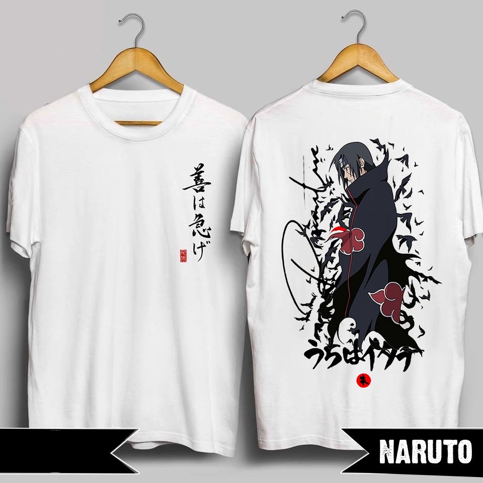 Áo Naruto - BST Áo thun in hình Uchiha Itachi Naruto Siêu Độc | Áo Thun Manga Unisex ITACHI Đẹp