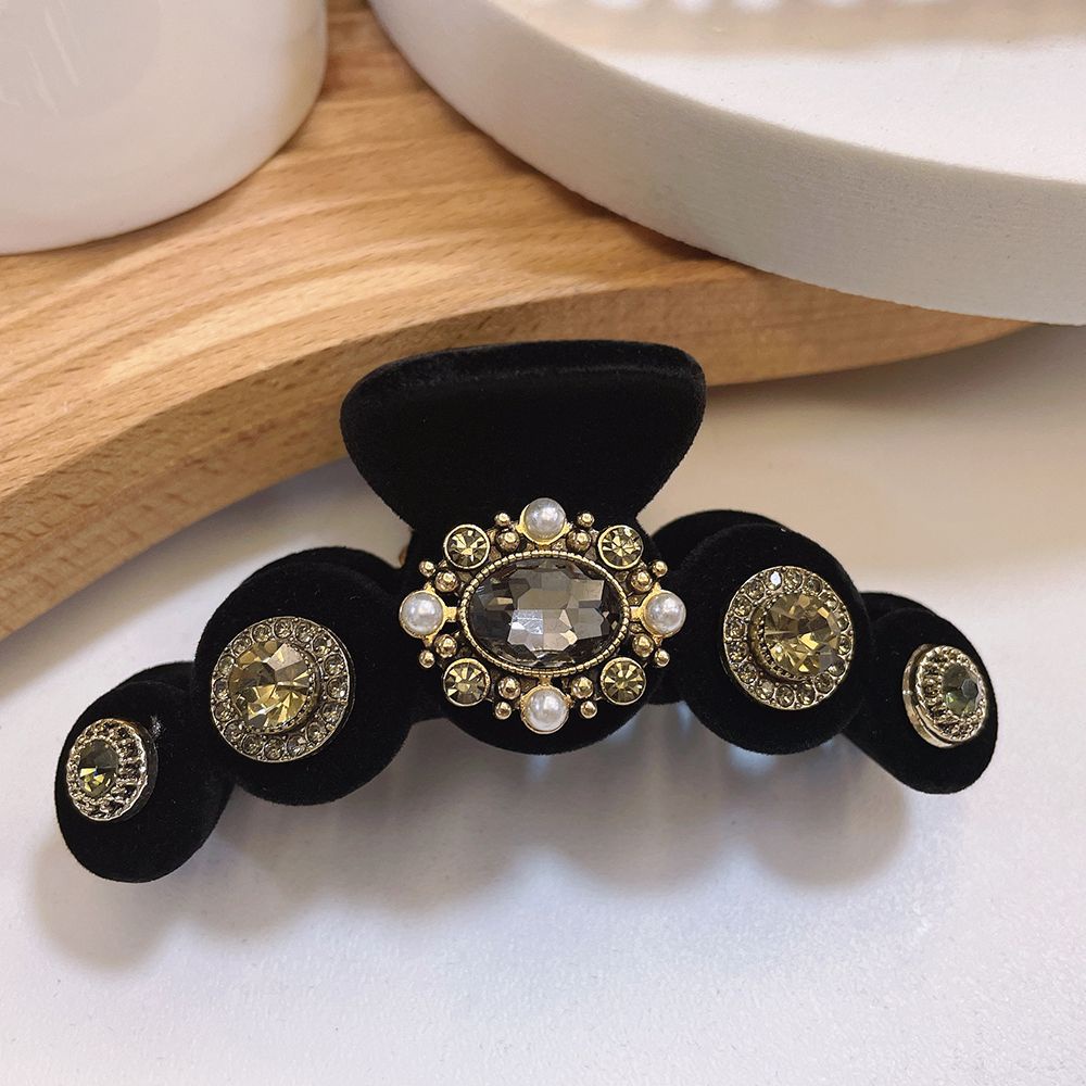 Kẹp tóc càng cua màu trơn phong cách Hàn Quốc thời trang cho nữ